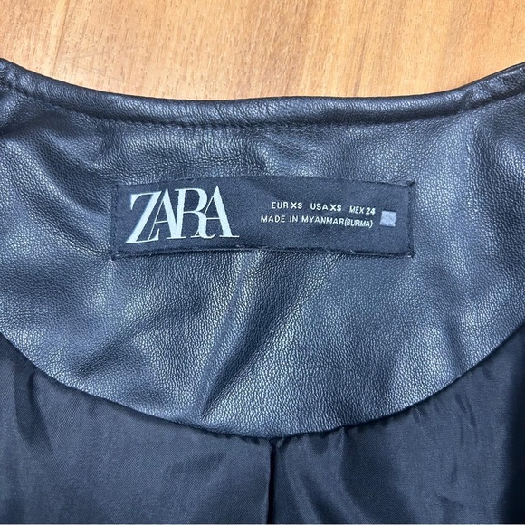 Zara Women’s Black Jacket Long Sleeve Size XS - Picture 4 of 14